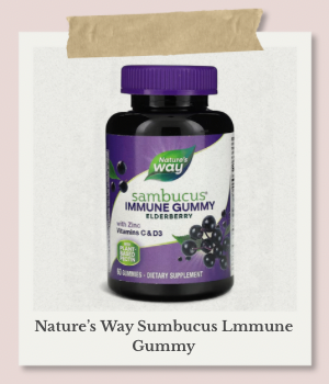 Nature's Way サンブカス イミューングミ エルダーベリー配合 60粒｜免疫サポートサプリメント