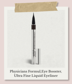 Physicians Formulaのブラウンアイライナーのポラロイド風画像。