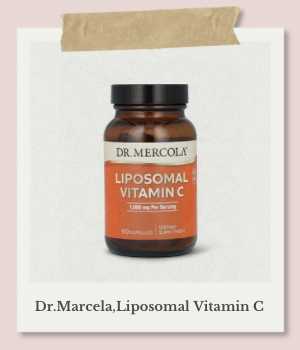 iHerbでDr. MercolaリポソームビタミンCを購入するポラロイド風CTA画像
