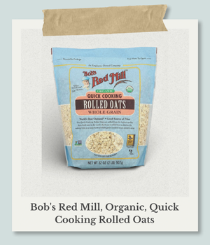 Bob's Red Mill（ボブズレッドミル）のオーガニック クイッククッキング ロールドオーツのパッケージ