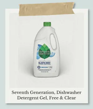 Seventh Generationの食洗機用洗剤ボトル
